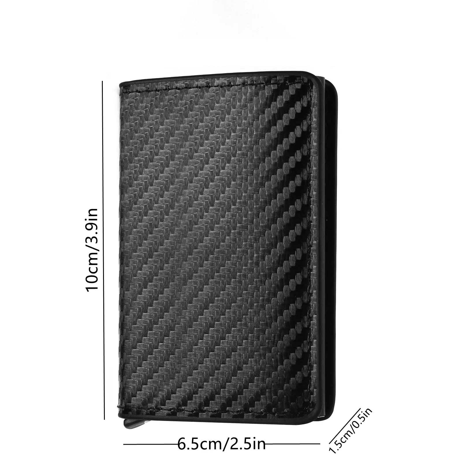 Minimalist Card Holder Mens Wallet, Slim Wallet for Men, Leather Trifold Front Pocket Wallets for Men