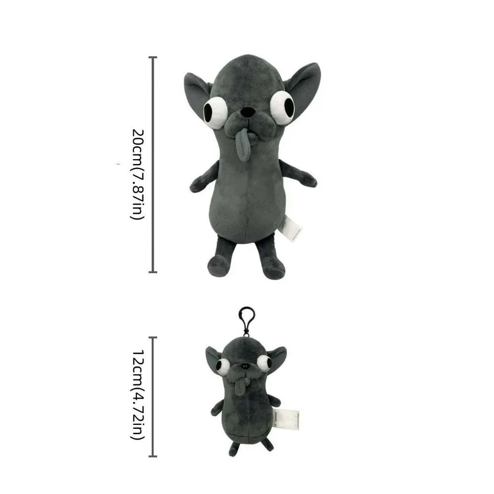 Stuffed Animals Chihuahua Plush Toy Puppy Pet Keychain Pendant Stuffed Chihuahua Doll Realistic Kawaii Plush Chihuahua Kids Toy