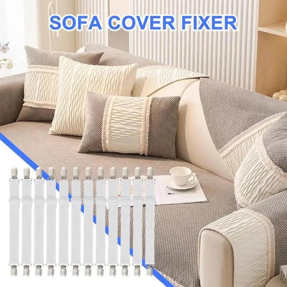 Adjustable Bed Sheet Fasteners Straps Elastic Mattress Cover Corner Holder Clip Grippers Suspender Cord Hook Loop Clasps