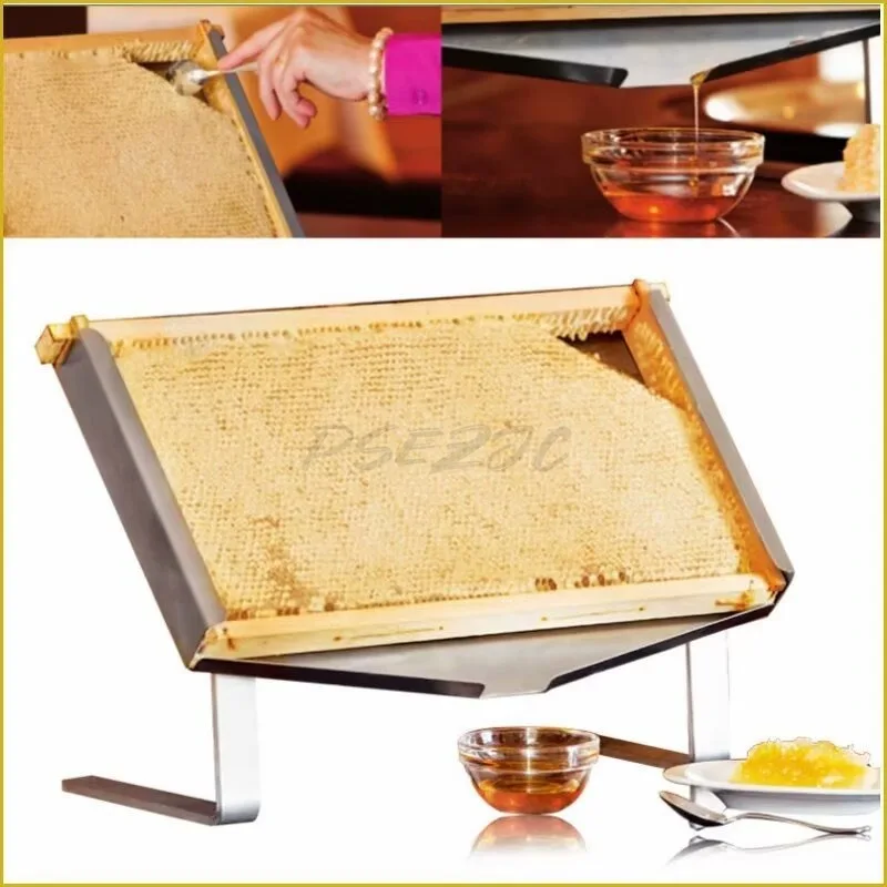 

Honey Cutting Tray Honey Holder Stainless Steel Honey Flow Bracket Nest Spleen Shelf Holder Dedicated Beekeeper's