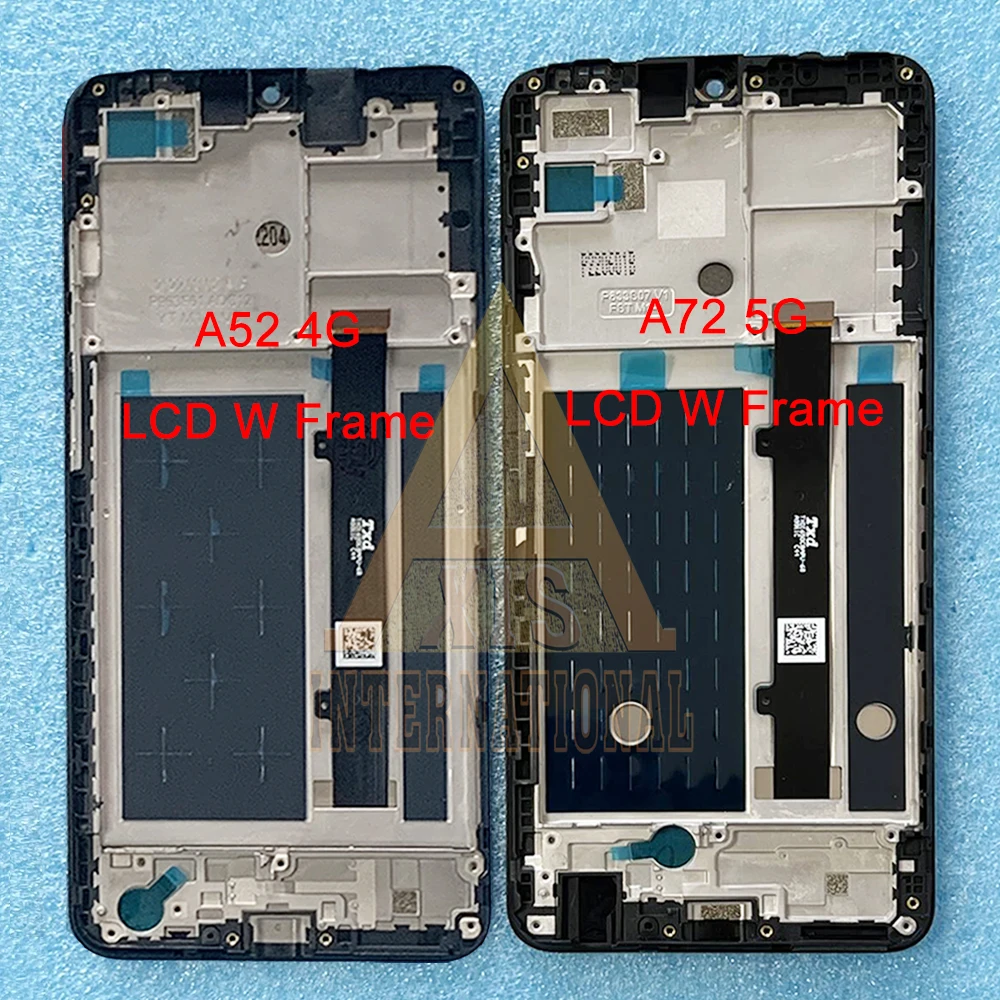 6.52'' Original For ZTE Blade A52 LCD A52 4G Display Screen Touch Panel Digitizer For ZTE Blade A72 5G Voyage 30 7540N LCD Frame