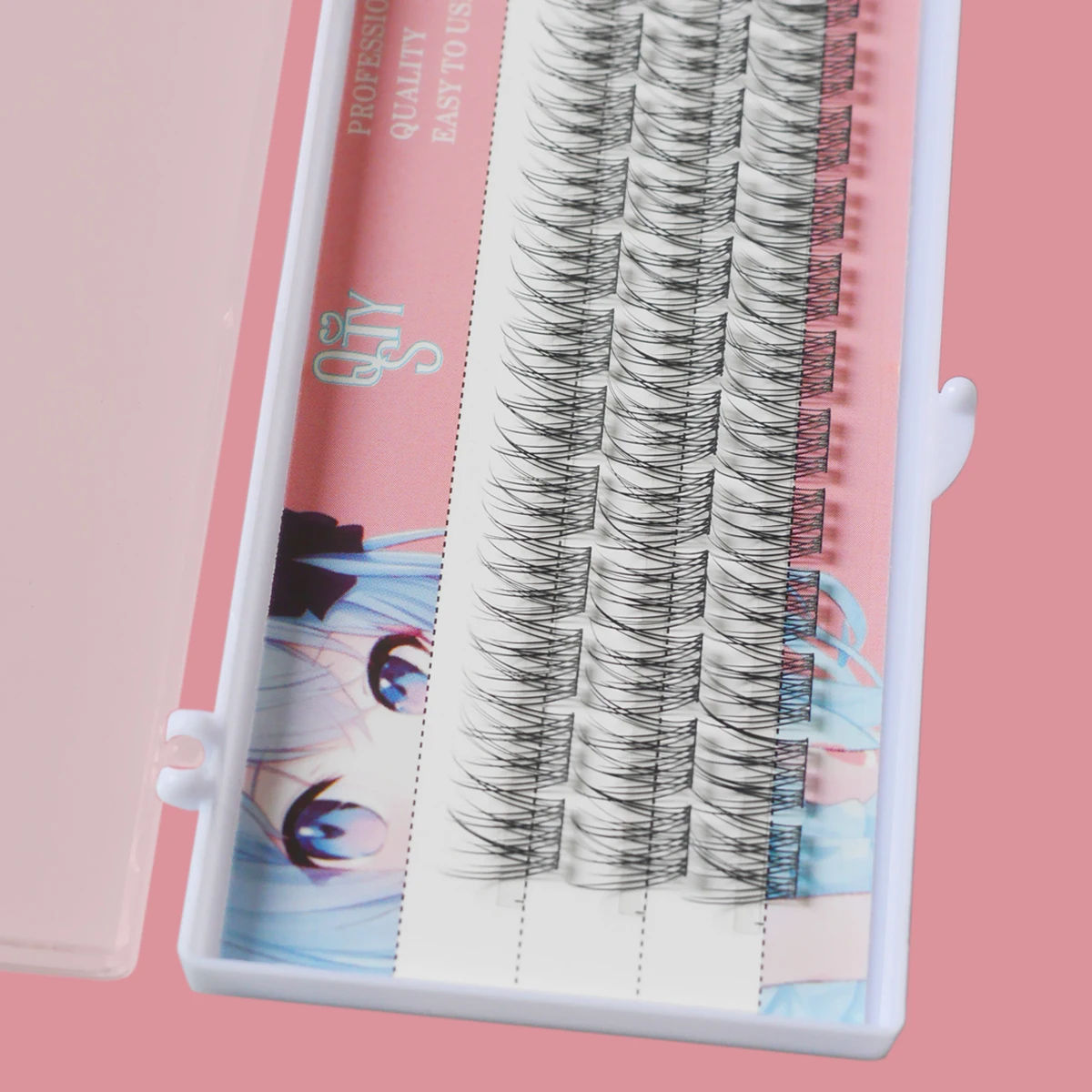 Cluster cílios extensão de cílios naturais 1 caixa/240 maquetes 3d cílios individuais pacote ferramenta de maquiagem cílios atacado