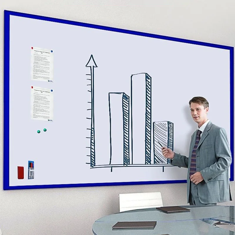 ADEA 50x100/50x60cm Magnetic Soft White Board Wall Sticker Magnets Blackboard Display Children's Graffiti Painting