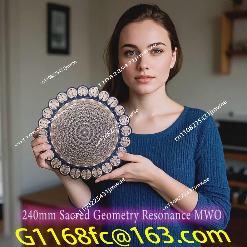 Crystal Array Disc Degaussing Purification Charged Polarizing Disc Multi-frequency Wave Oscillator
