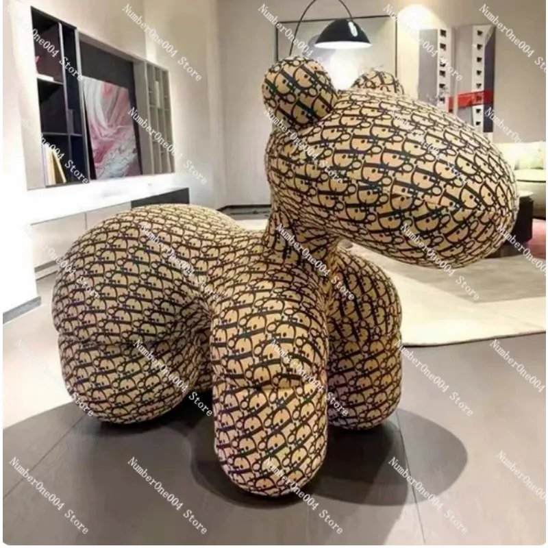 

Pony Shape Casual Chair Stylish Pedal Seat Home Living Room Decoration Ornament