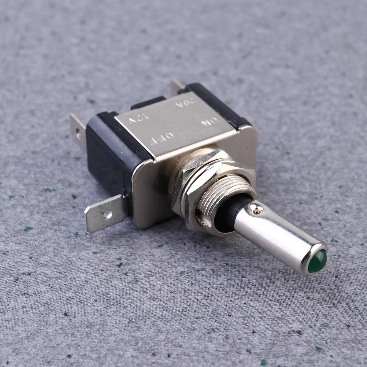 

2Pcs Power Switch Toggle 12V Asw-07d on-Off Button Easy Use Durable Control 12V Asw-07d Toggle LED Button