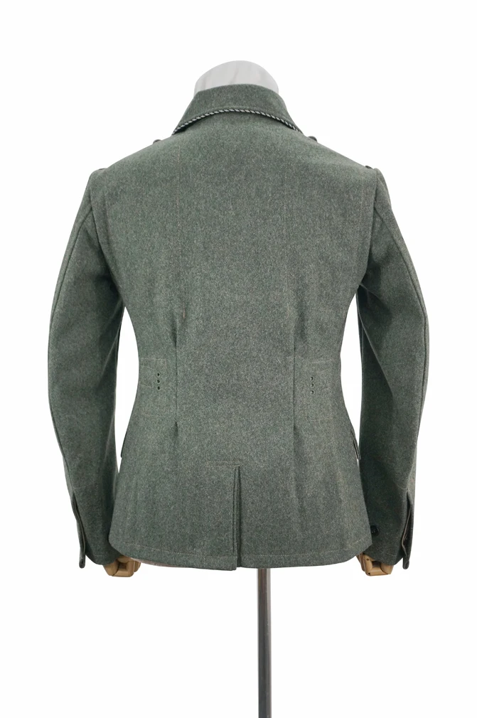 GUWM-044 Elite M35 Fieldgrey Wool Tunic Feldbluse 4 Buttons