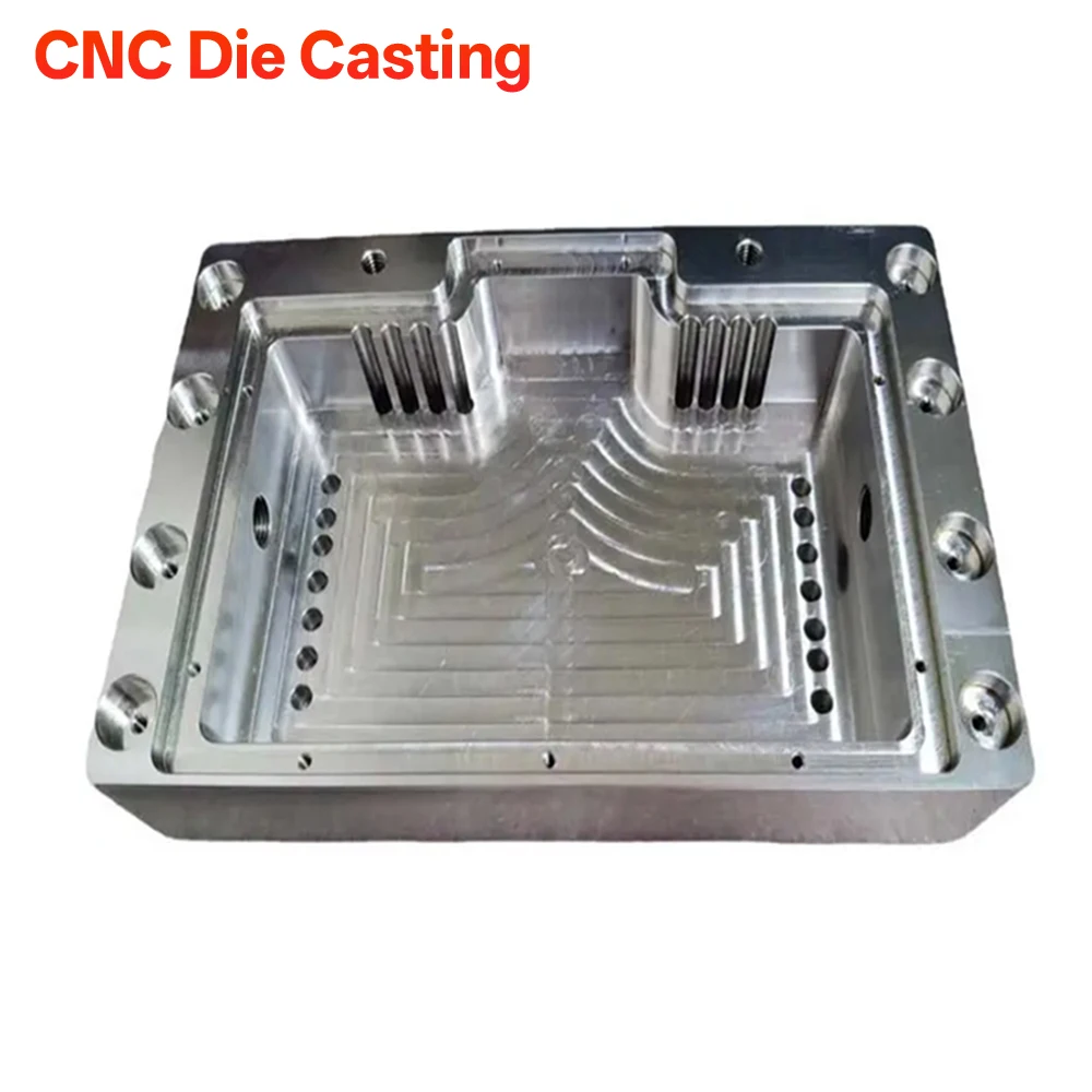 Customized aluminum alloy CNC EDM injection mold forming cavity die casting service CNC machining of aluminum materials