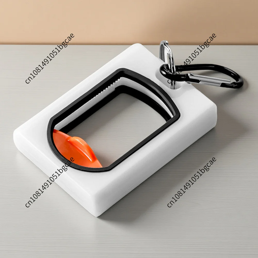 Square Cable Tie Organizer Glow In The Dark Cable Tie Holder Plastic Cable Organizer Holder for Travel Home Office