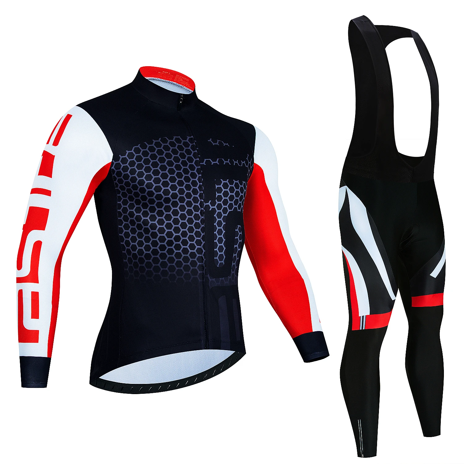 Rad trikots Set neue Sommer Träger hose schnell trocknen Männer Langarm MTB Fahrrad Kleidung Herbst Radsport Anzüge schnell trocknen – Detail 9