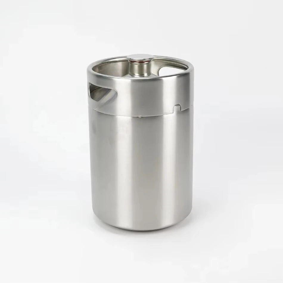 

Stainless Steel Beer Growler - 160 oz, Beer Growler,Beer Bottle 5L keg homebrew