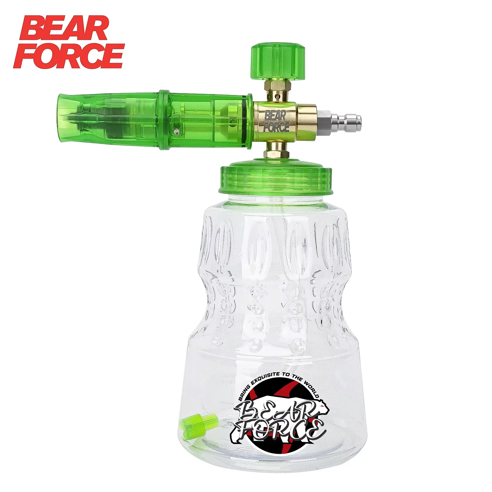 

Pressure Washer Aluminum Foam Cannon Foam Generator Snow Foam Lance with 1/4” Quick Connector for Portland Husky Ryobi Greenwork