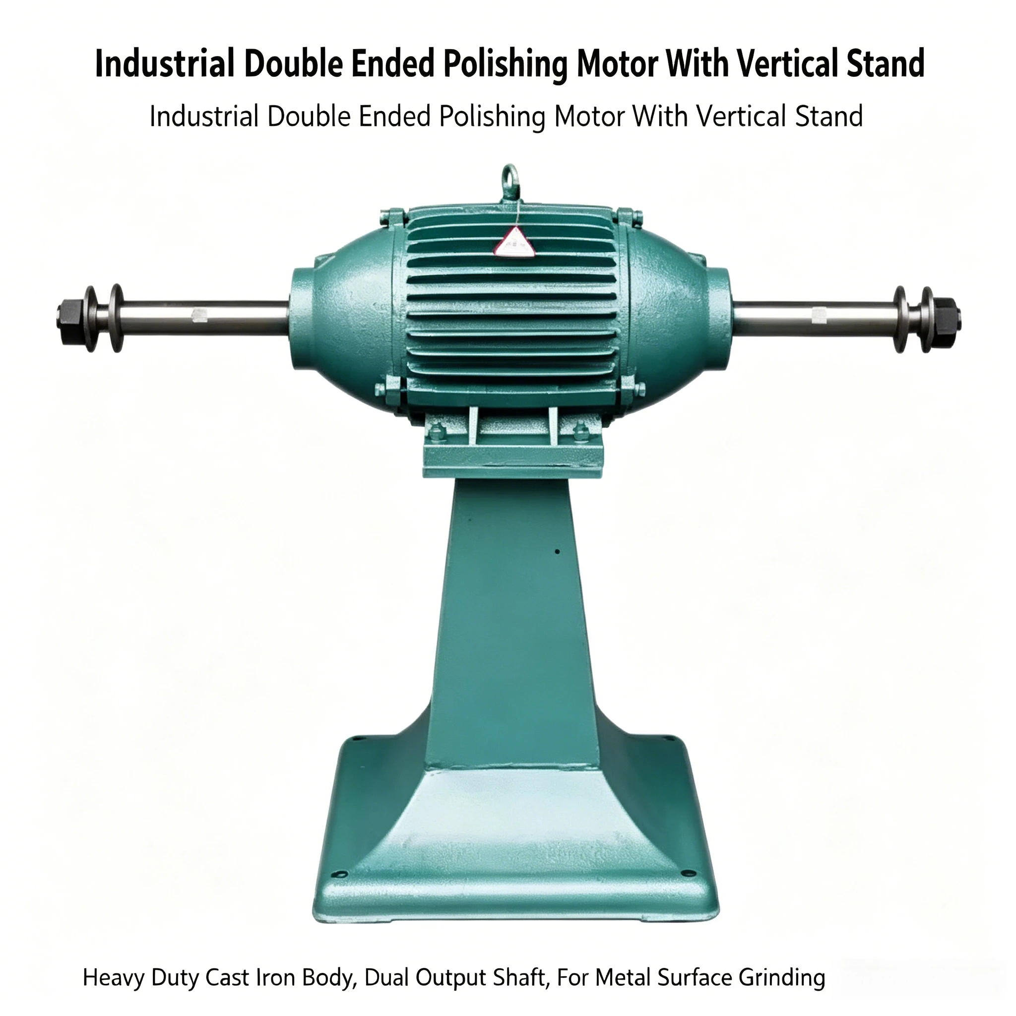 2840 RPM Double End Vertical Desktop Grinder Coconut Shield Wood Art Polishing Machine