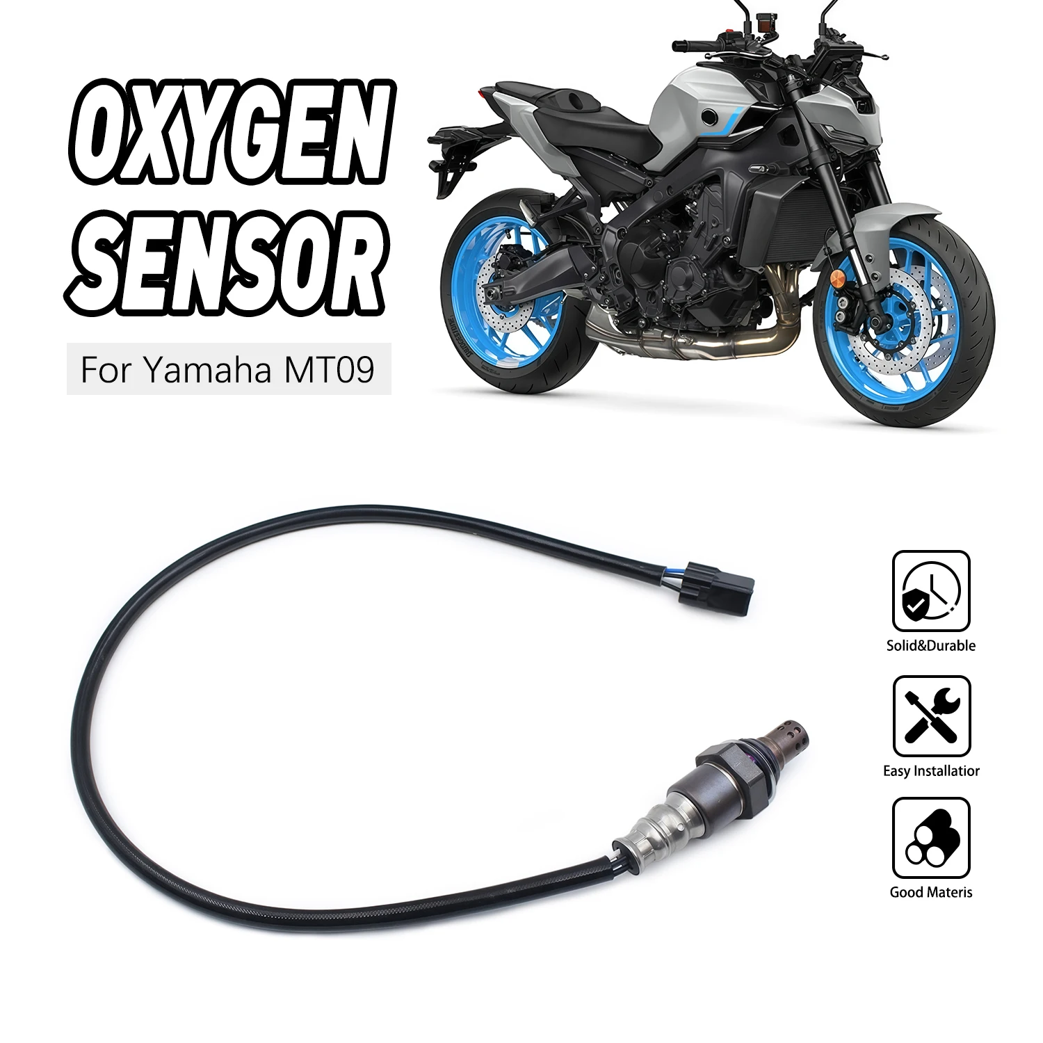 

Oxygen O2 Sensor For Yamaha MT-09 850 2014 Street Rally Motorbike Accessories Parts 59C8592A00