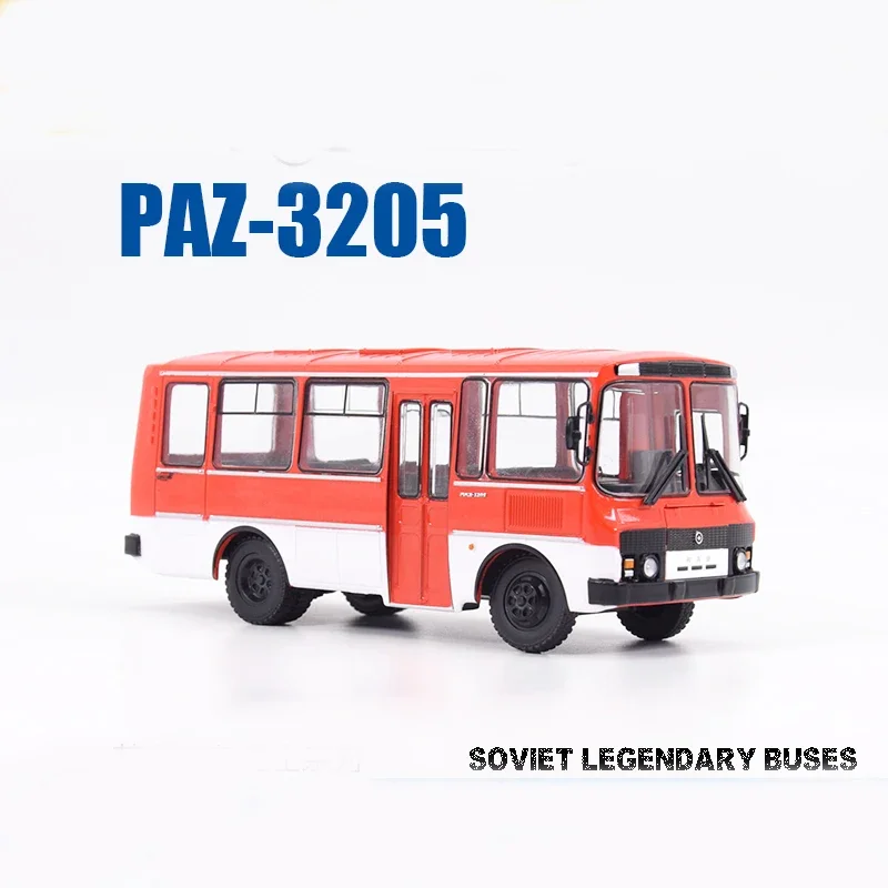 

Diecast 1:43 Scale Russian Bus PAZ-3205 Alloy Bus Suburban Transport MDSB002 Classic Nostalgic Car Model Collectible Toy Gift