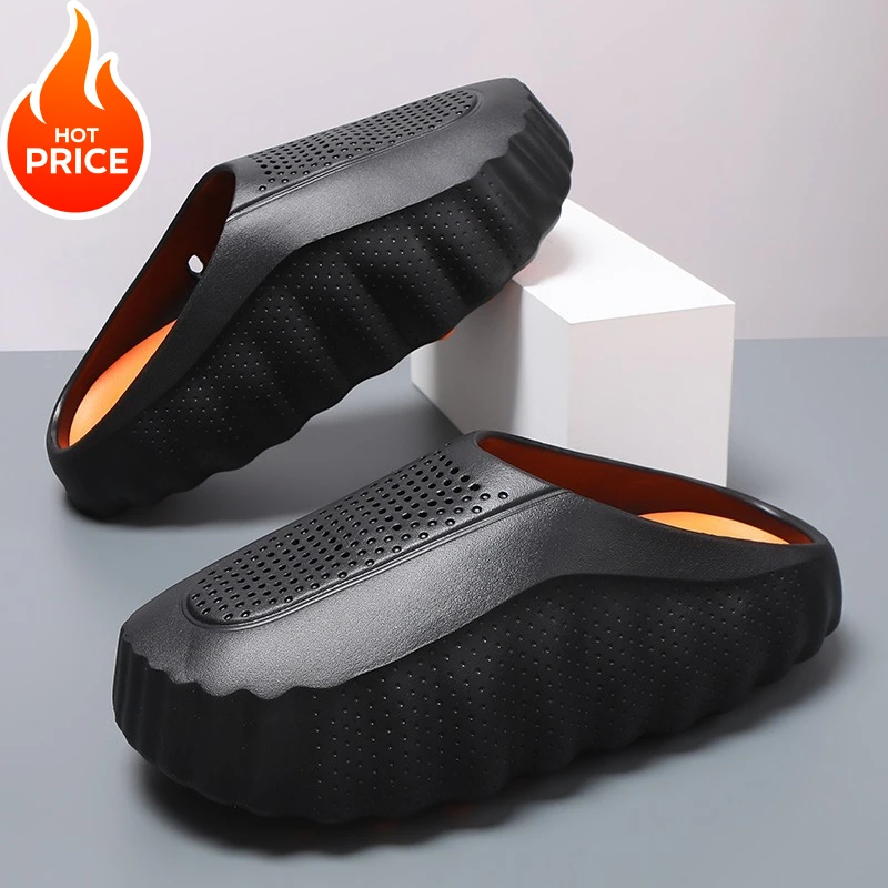 

Men's Slippers Non-Slip Slides Fashion Massage Slippers Comfortable Women Slides Summer Sandals Outdoor Indoor Shoes Big Size