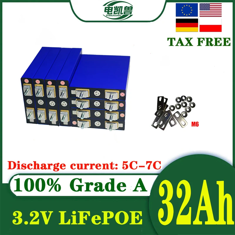 Grade A 3.2V 32Ah L…