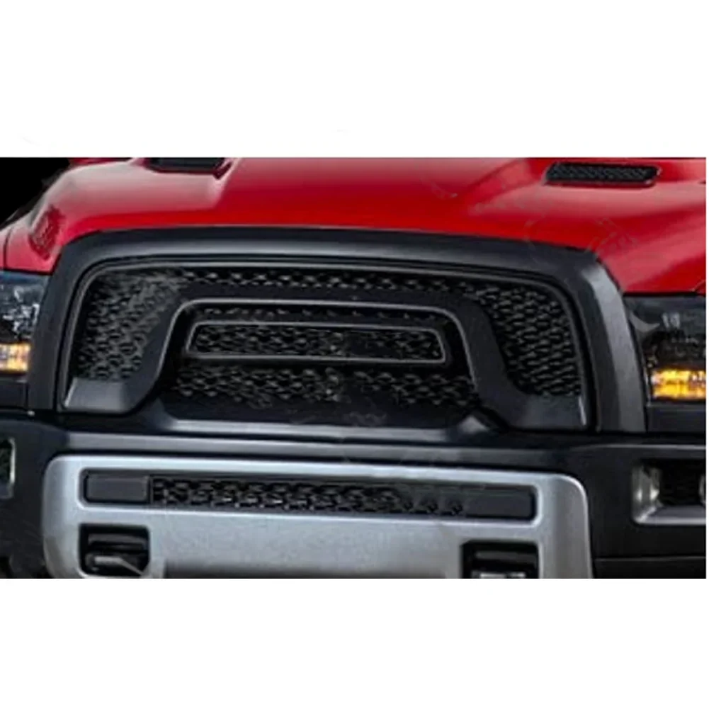 

Car Front Racing Facelift Mesh Grille with LED Light for Dodge Ram Rebel 2013-2018