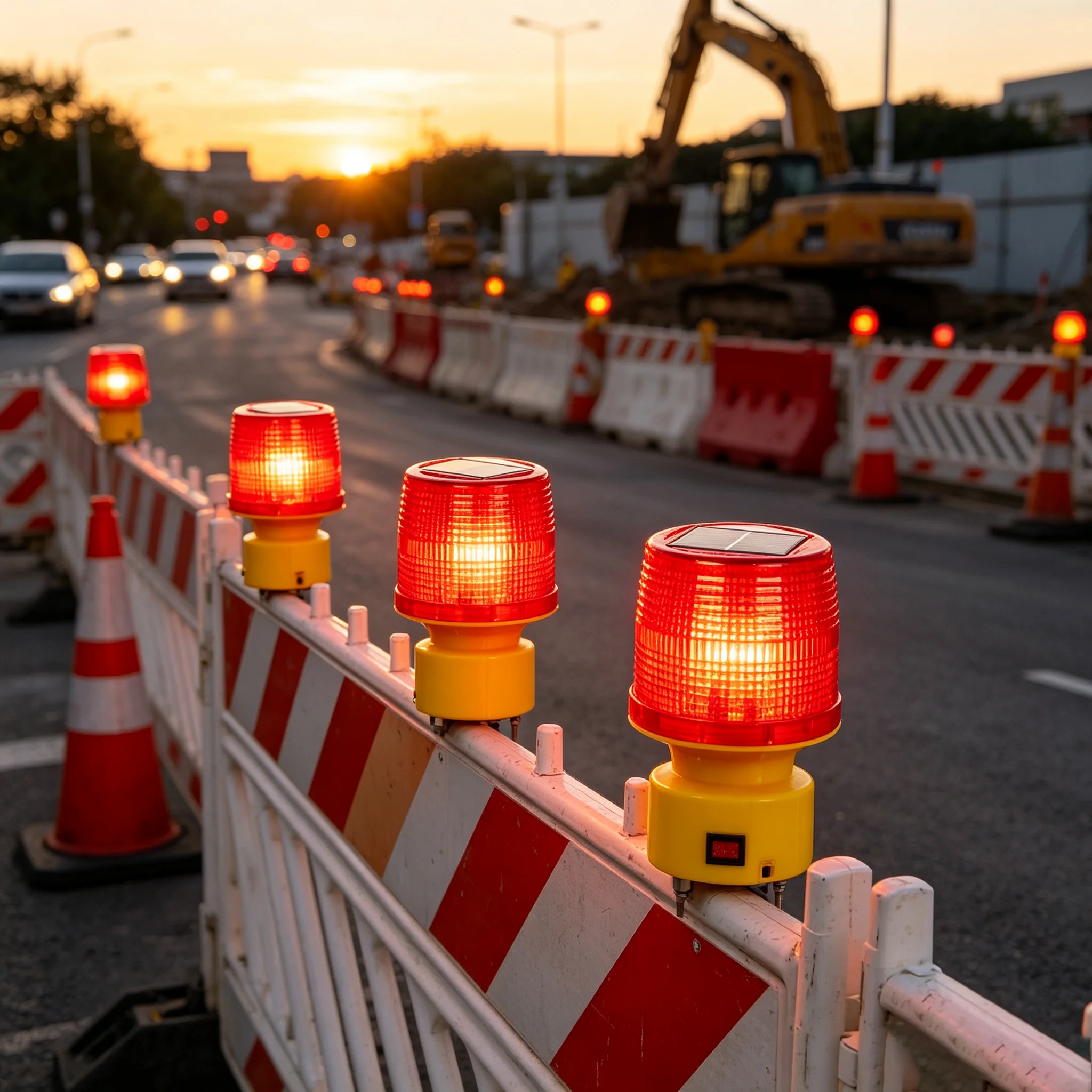 Solar LED Emergency Light Solar Traffic Tower Crane Warning Light LED Bulb Lamp For Construction Site Harbor Road Marine Lamp
