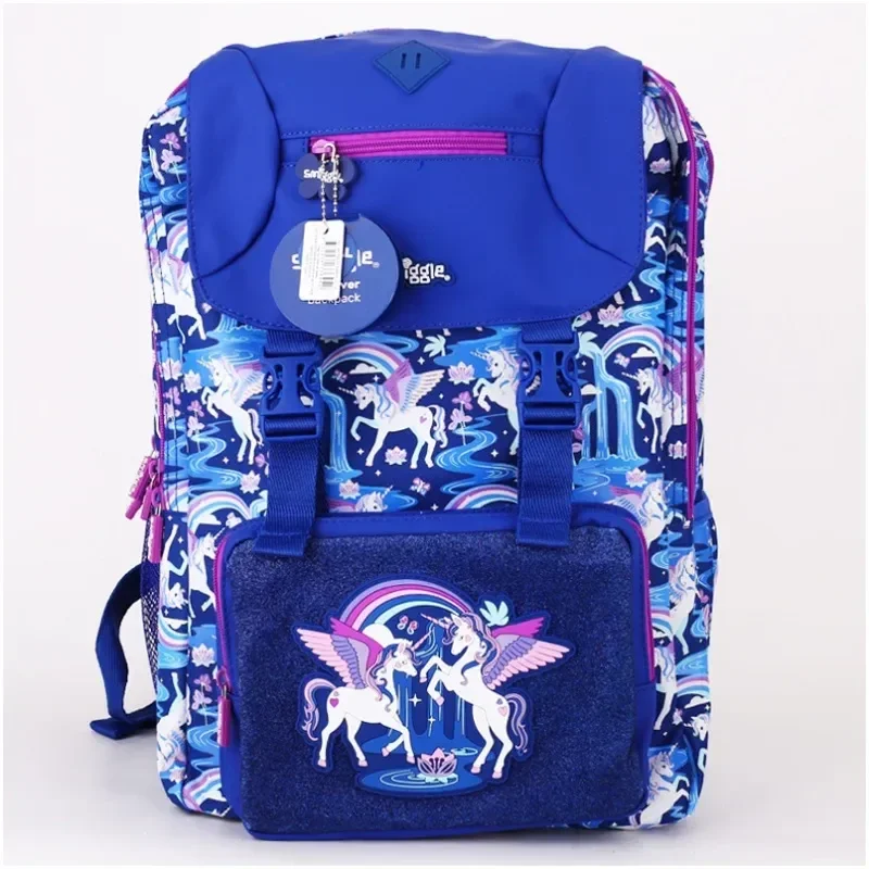 Hot Sale Genuine Australian Smiggle Backpack Child Backpack Elementary School Backpack Large Capacity Cartoo Bags Birthday Gifts