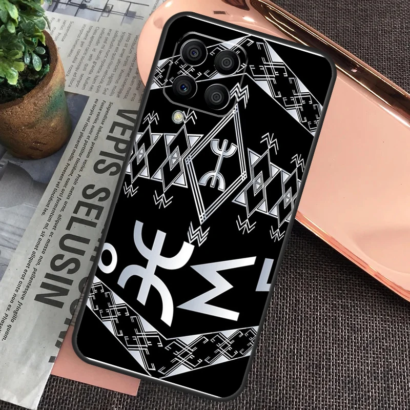 Amazigh Berber Symbol Case For Samsung Galaxy M32 M31 M12 M52 M13 M33 M53 M11 M51 M15 M55 M14 M34 M54 M20 M30s