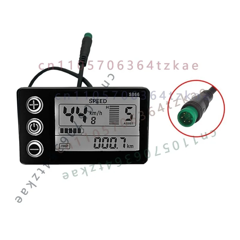 Replacement LCD Display Screen Panel For Electric‑Bike E‑Bicycle Ebike Dashboard Meter Repair Spare Part