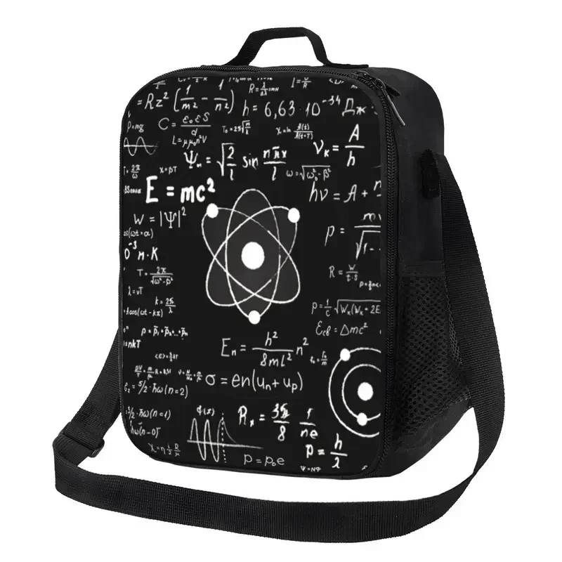 Geek Maths Teacher Insulated Lunch Tote Bag for Women Science Physics Portable Cooler Thermal Food Lunch Box Work School Travel