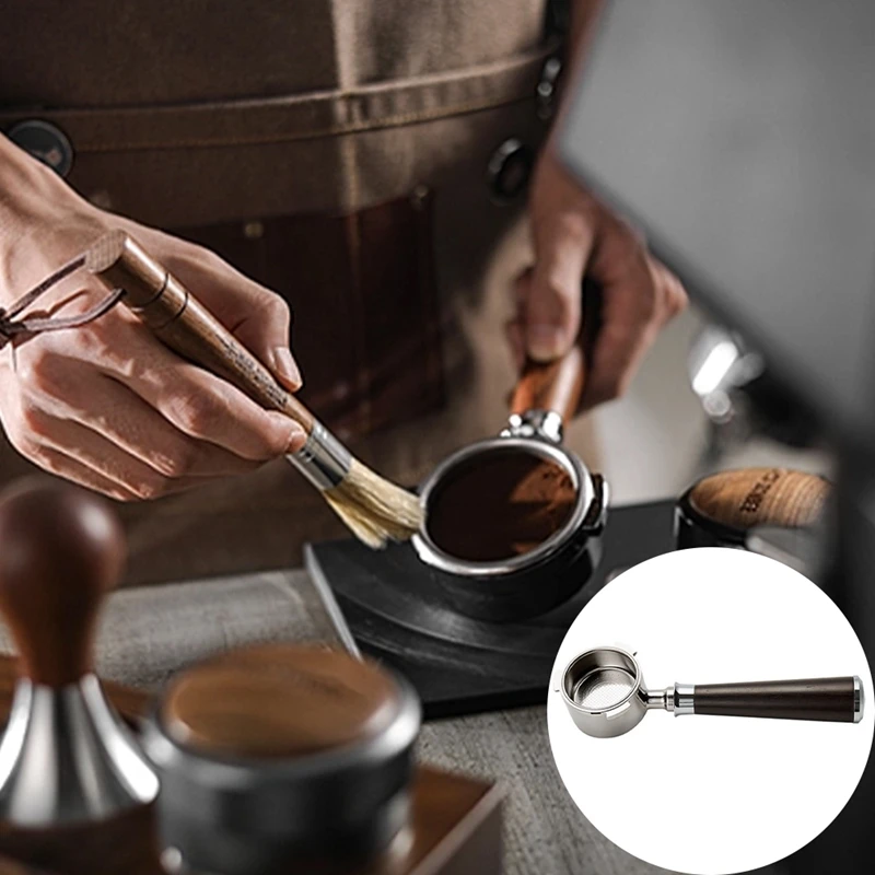 Kopi Bottomless Portafilter 51Mm Aksesori pengganti untuk Delonghi EC680 EC685 Filter keranjang mesin Espresso