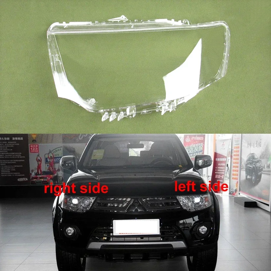 

For Mitsubishi Pajero Sport 2013 2014 2015 Transparent Headlight Cover Headlamp Shell Lens Plexiglass Replace Original Lampshade