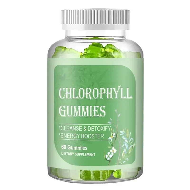 

1 bottle of chlorophyll gummies to remove bad breath improve immunity anemia beauty and beauty