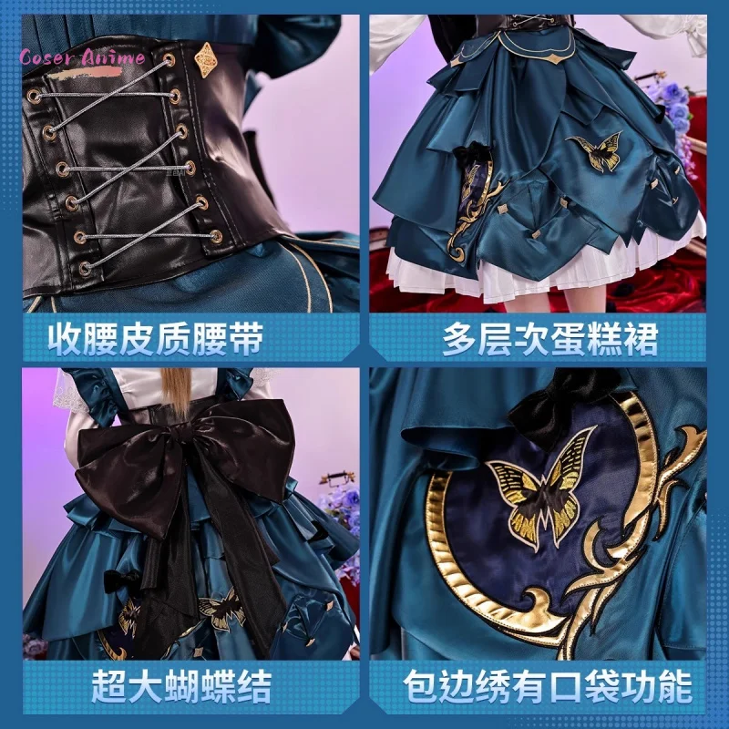 Identity V คนสวน ‌   คอสเพลย์เครื่องแต่งกาย Emma Woods ชุดฮาโลวีน Carnival Party คริสต์มาสเล่นบทบาทเสื้อผ้า