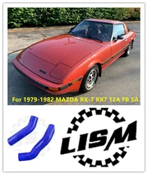 For 1979-1982 Mazda RX-7 RX7 12A FB SA Car Silicone Radiator Hose Pipe Tube Hose Kit 1980 1981 2PCS 3PLY