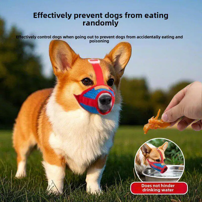 

Dog Mouth Cover Preventive Bite Preventive Large Medium Small Dog Snout Cover Golden Retriever Corgi Anti Mess Eating Mask