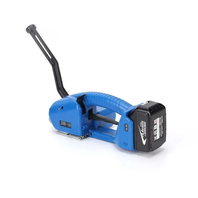 Factory Manual Battery Box Strapping Machine Semi-Automatic Plastic Paper Electric Operated Plastic Banding Tool For PP PET Belt
