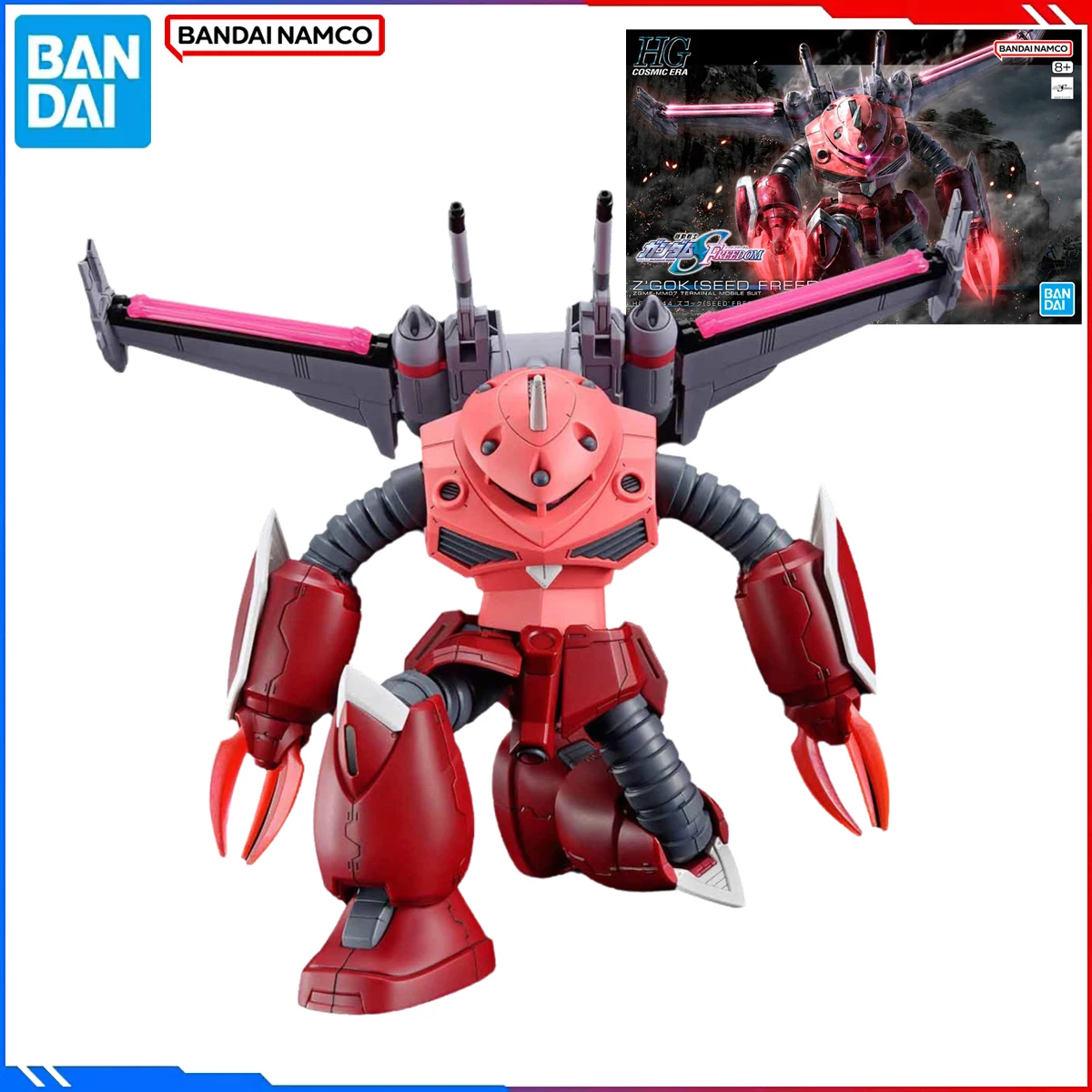 

Bandai оригинальные наборы моделей Gundam HGUC 1/144, аниме-фигурка Z'GOK Seed Freedom Ver, экшн-фигурка, модель игрушки, подарок для детей