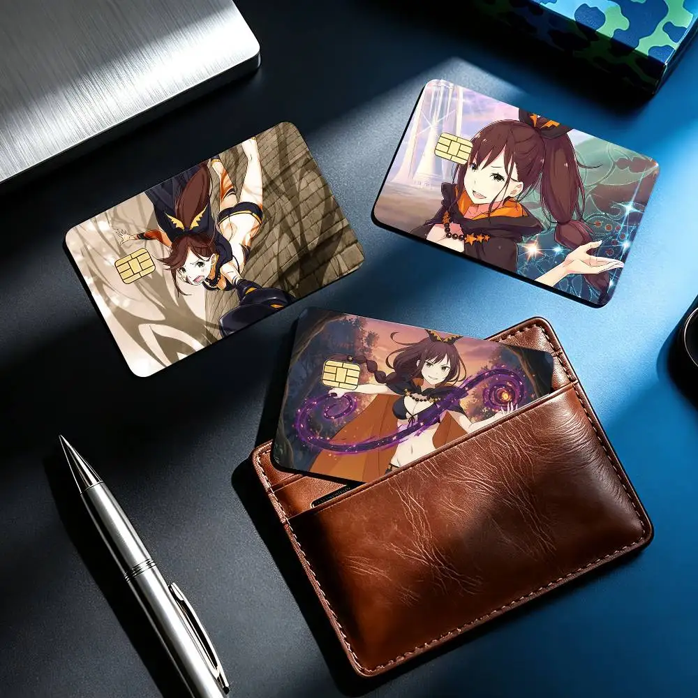 R-Re ZERO S-Shaula  4pcs 1Set Card Stickers Small Waterproof Chip 4PCS Card Sticker Anti-Scratch