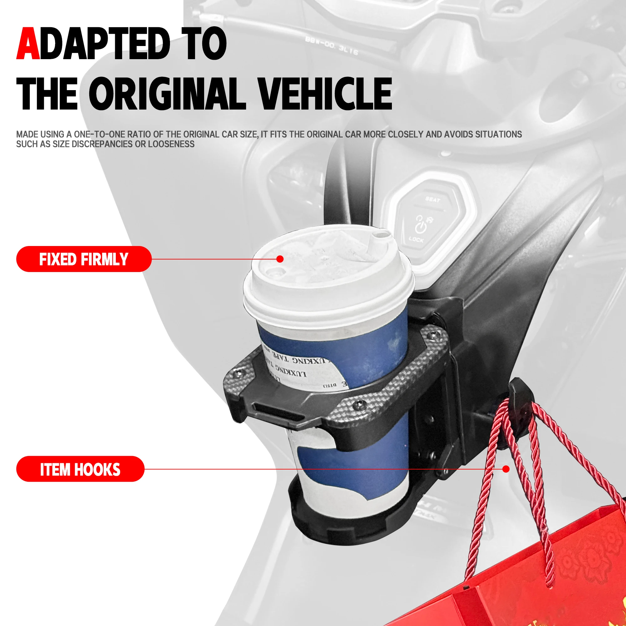 Motorcycle Special bracket with stand for water cup For Yamaha TMAX560 TMAX530 Beverage Water Drink Cup Holder