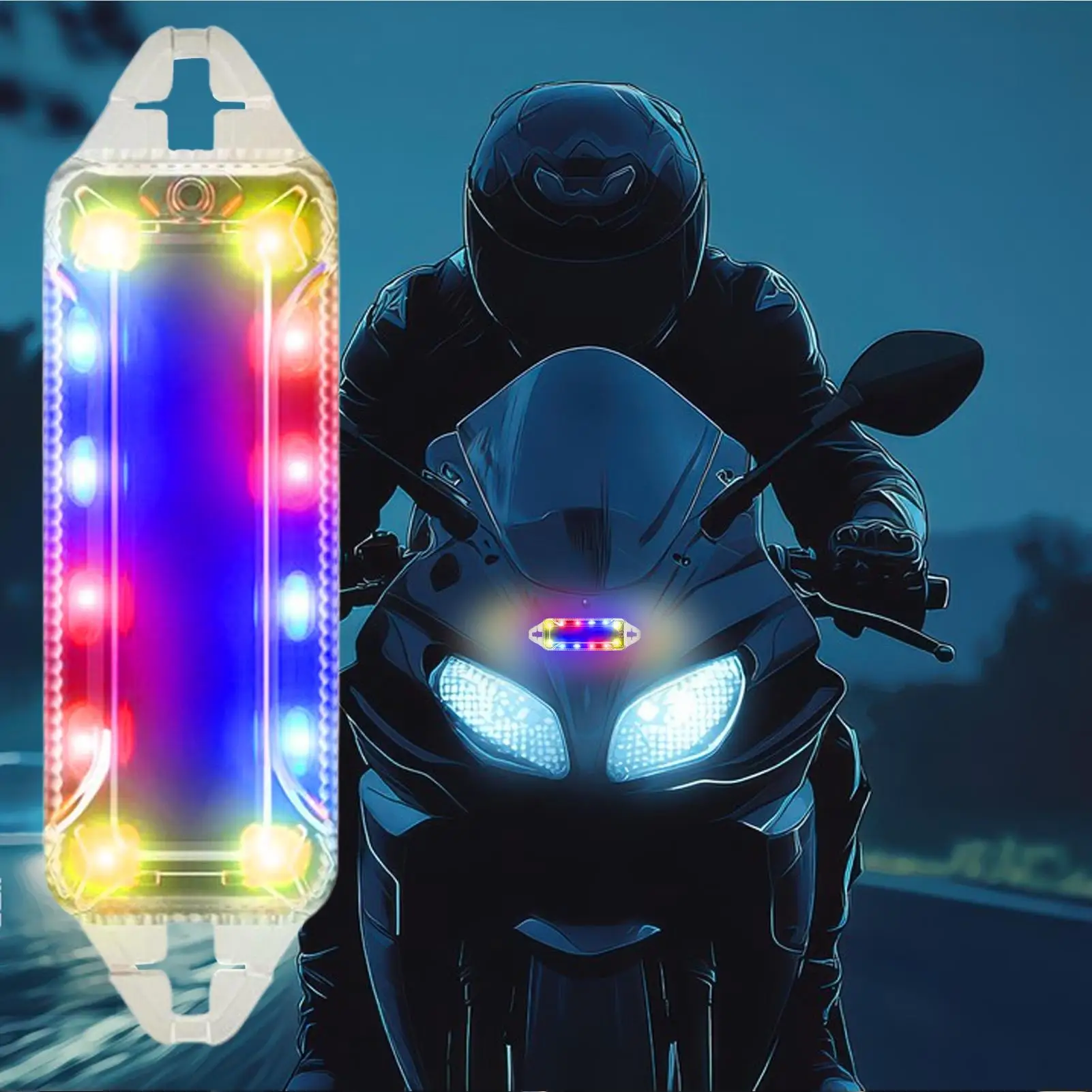 LED Wireless Car Strobe Emergency Signal Flash Warn Light Trailer Automatic Diode Truck Modification Accessories Modify