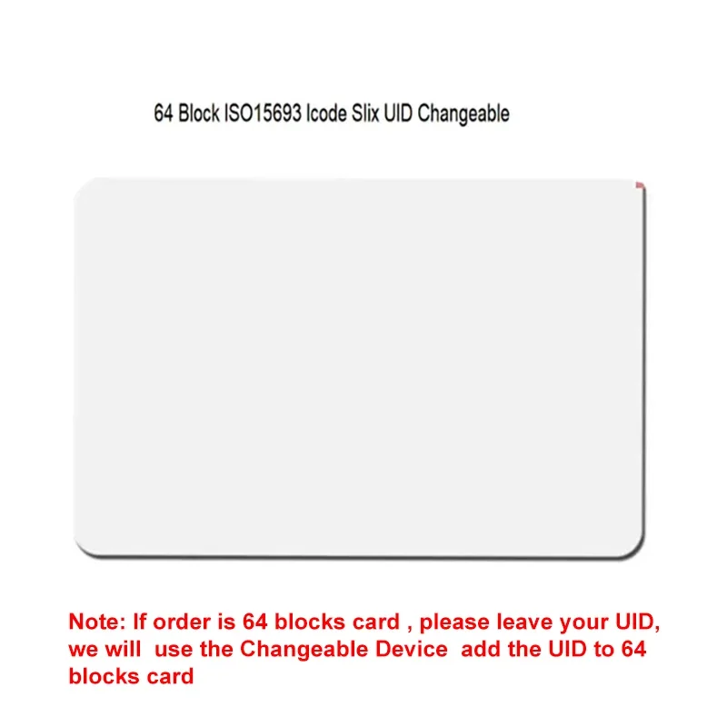 แท็ก ISO15693 64บล็อก ICODE slix UID เปลี่ยนได้เข้ากันได้กับ UID ที่ปรับแต่งได้