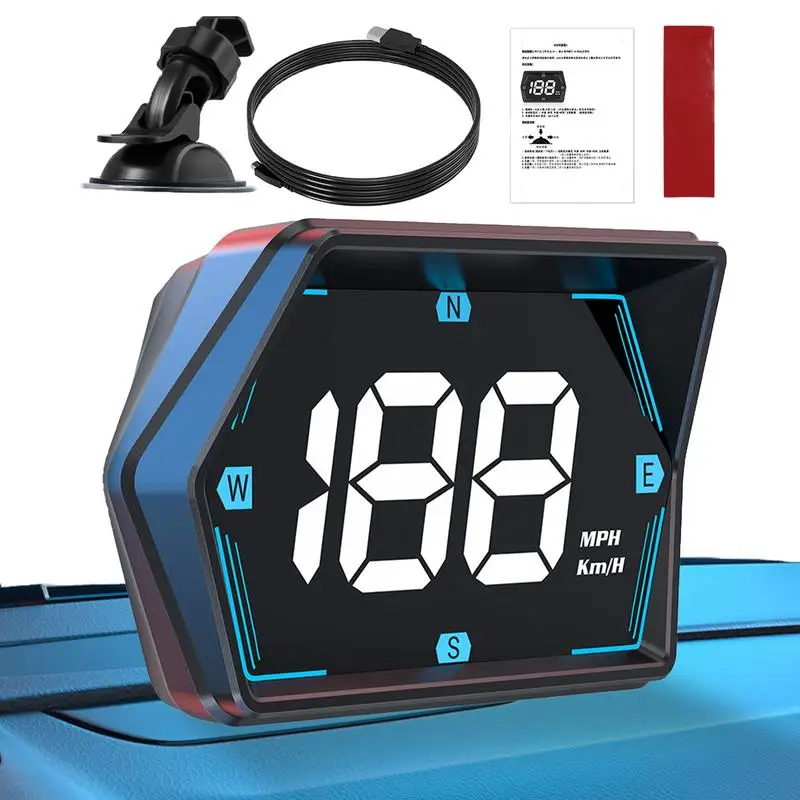 Display Speedometer Gps Automotive Car Speedometer Auto Accessories Windshield Projector GPS System Digital Hud Display Accurate