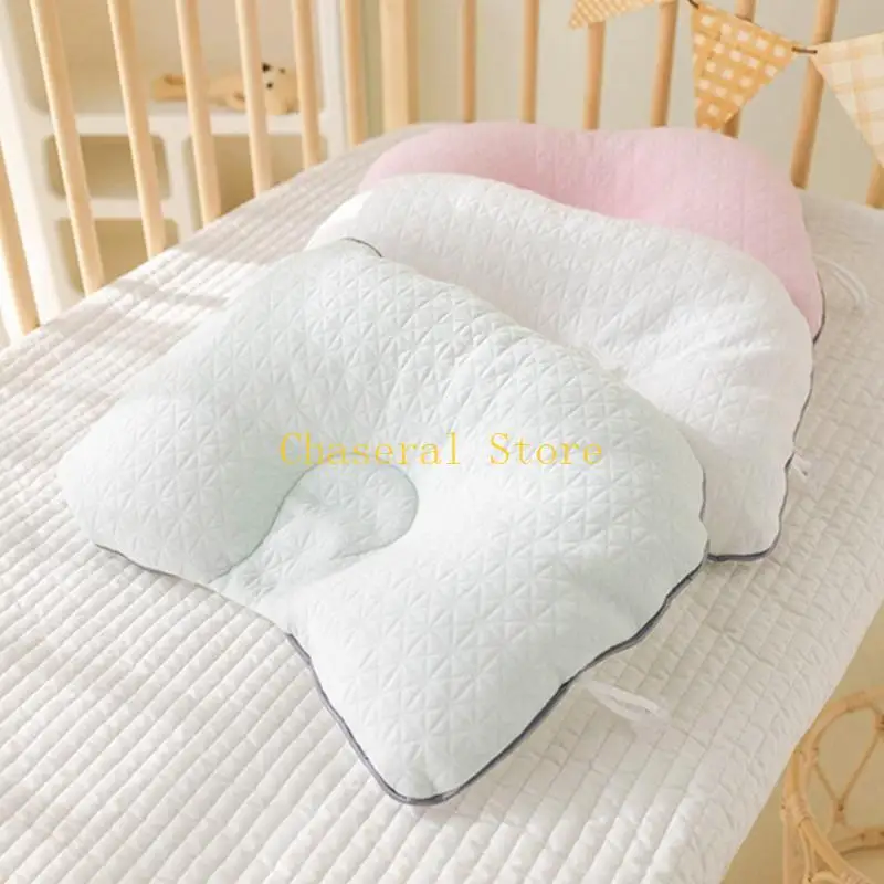 e7ce-新生児アンチバイアスヘッドピローベビー枕調節可能なホース付き通気性と快適な幼児アクセサリーギフト