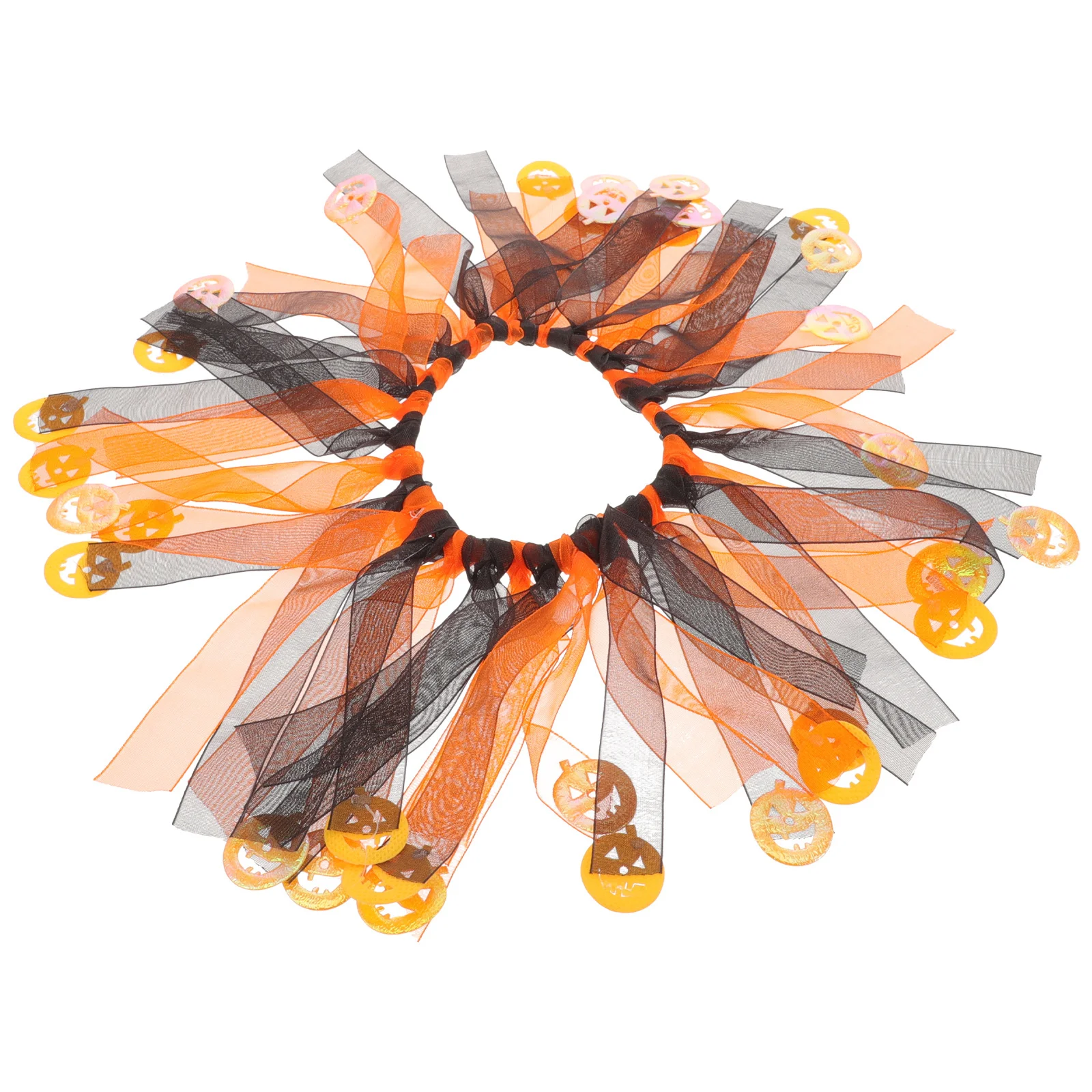 

Decorative Halloween Cat Collar Delicate Design Polyester Material Easy to Put on and Take Off for Pets Cat Collars