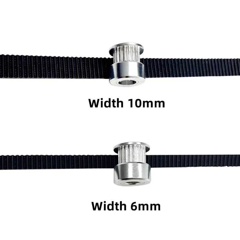 1m/2m/5m/10m/lot GT2-6/10mm Open Timing Belts Width 6mm/10mm 2GT Belt Rubber Aramid Fiber Cut To Length for 3D Printer Wholesale