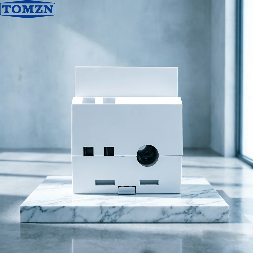 TOMZN WiFi Smart 6-in-1 DIN Rail AC Monitor–Voltmeter Current Power Factor Active KWh Energy Meter Frequency 110V–220V 100A TUYA