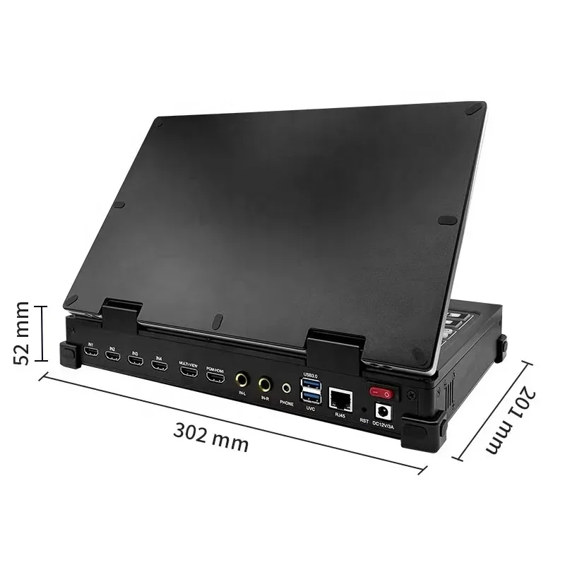 

Высокопроизводительный 4xH DMI 2xUSB входы мультикамеры прямая трансляция видео 6-канальный видеомикшер прямой производственный видеопереключатель
