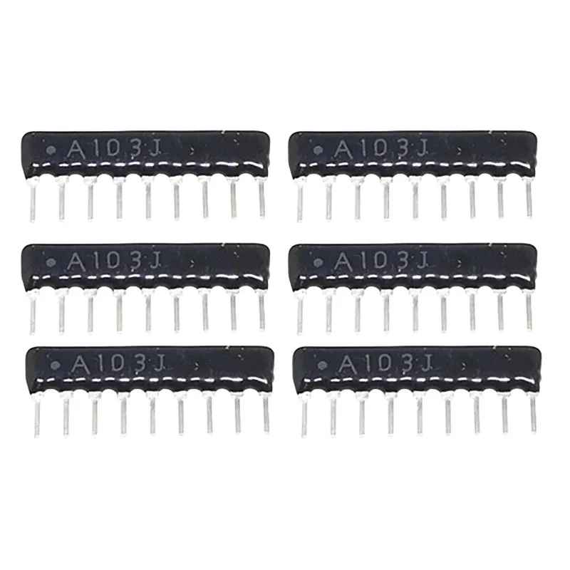 10 قطعة/الوحدة DIP الاستبعاد 9 دبوس شبكة المقاوم صفيف A103J A102J 103 102 221 331 220R 330R أوم