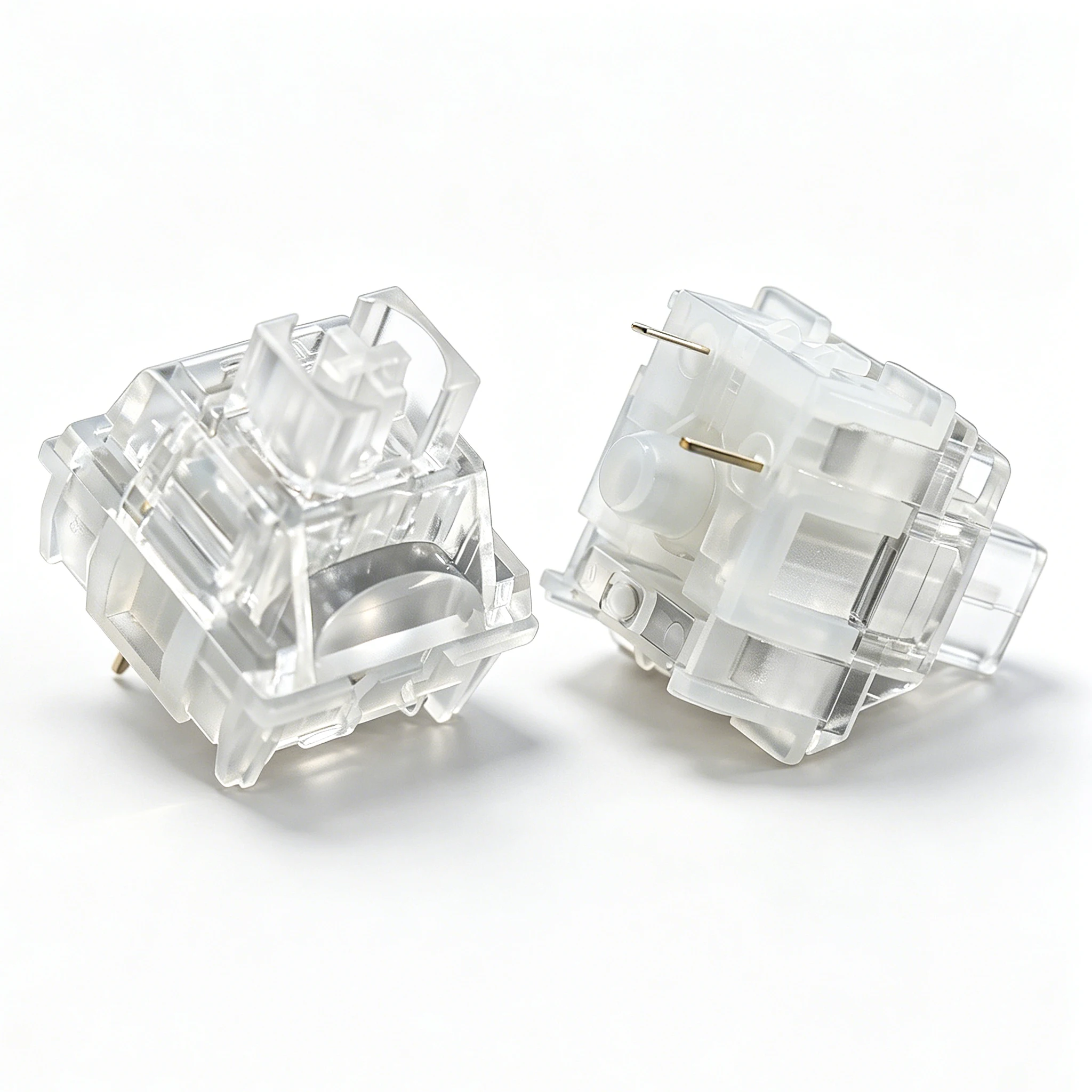TTC Frozen V2 Silent Switch 39gf Linear Creamy Switches 3 Pins RGB Transparent Custom DIY für Gaming Mechanische Tastatur Gamer – Detail 8
