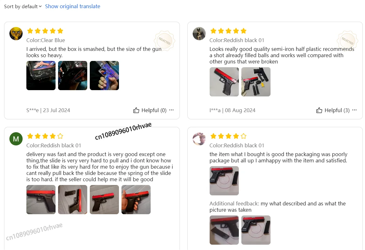 Children's Glock Empty Chamber Hanging Machine Gun Toy Gun Quick Release Manual Boy Q1 Children's Lower Magazine