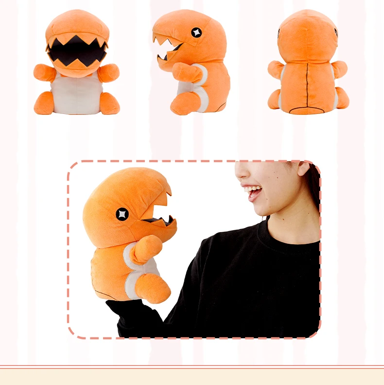 Pokemon Fuecoco Totodile Trapinch Greavard Gible Night glow Pokémon Hand puppet Bite Team series Parent Child Interactive Doll