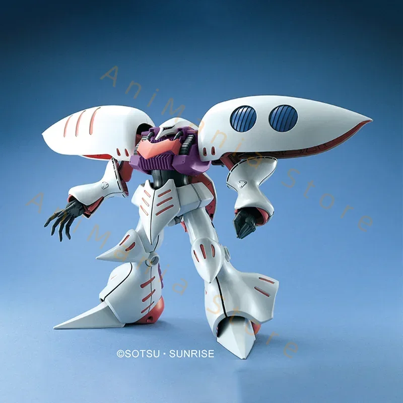 Bandai Original Gundam Modellbausatz Anime Figur MG 1/100 AMX-004 QUBELEY Actionfiguren Sammlerstück Ornamente Spielzeug Geschenke für Kinder
